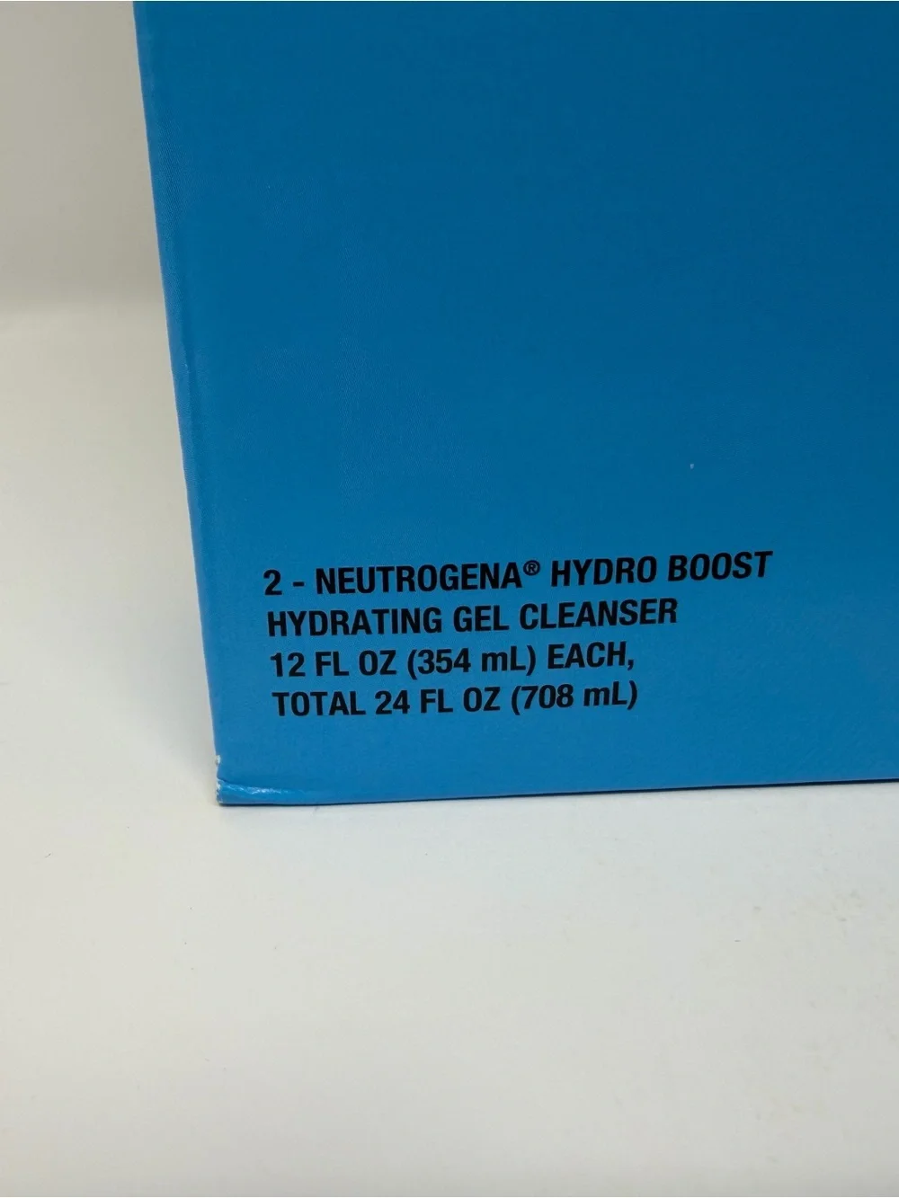 Neutrogena Hydro Boost Hydrating Gel Cleanser – 2 Pack (12 oz Each) – Total 24oz